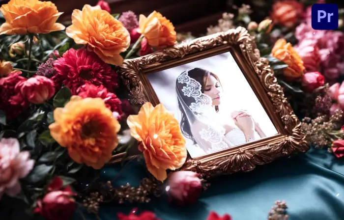 Frame Wedding Day Floral 3D Slideshow